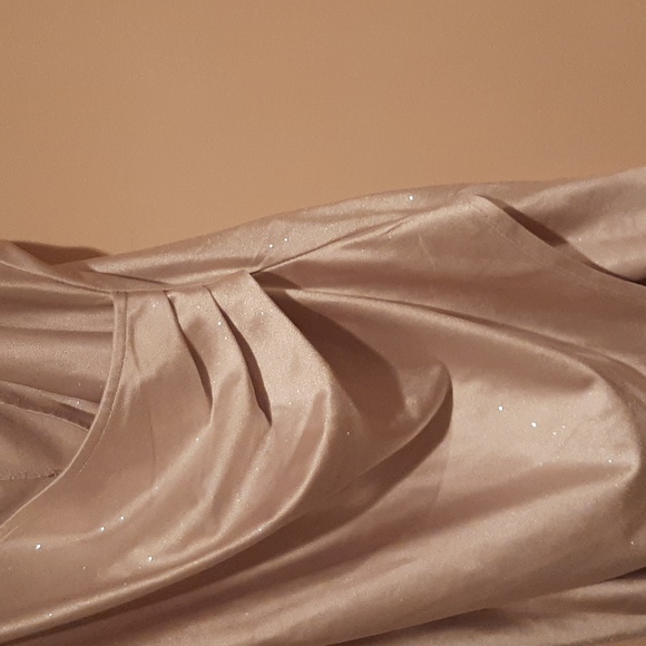 Homecoming Dress Cream With Sparkles Size XL - Picture 5 of 10